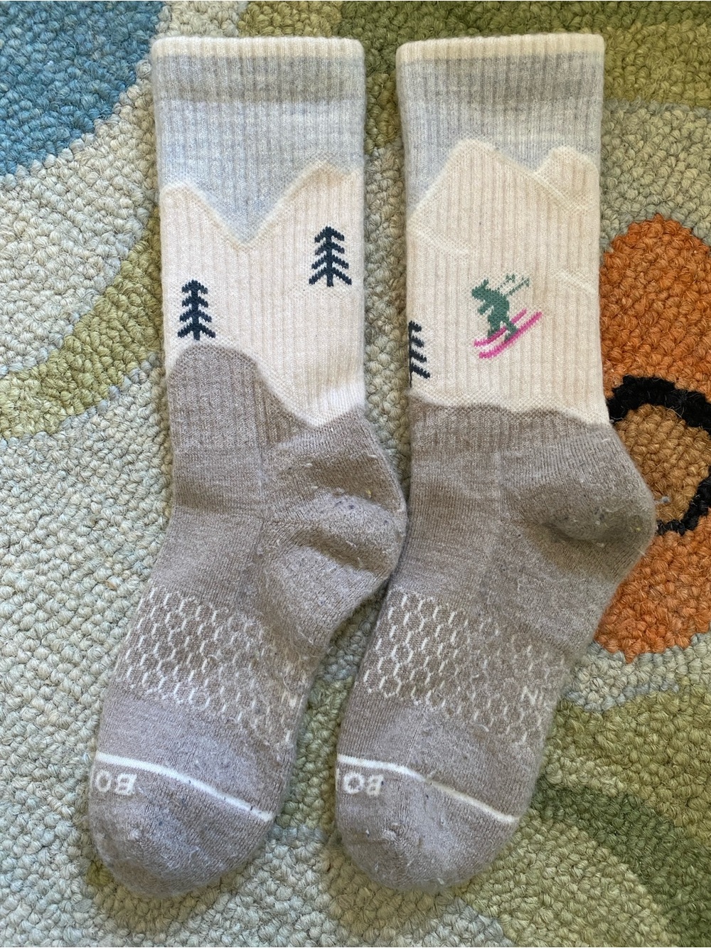*USED* Bombas Merino Wool Blend Calf Sock 3-Pack + Gift Box - Picture 5 of 16
